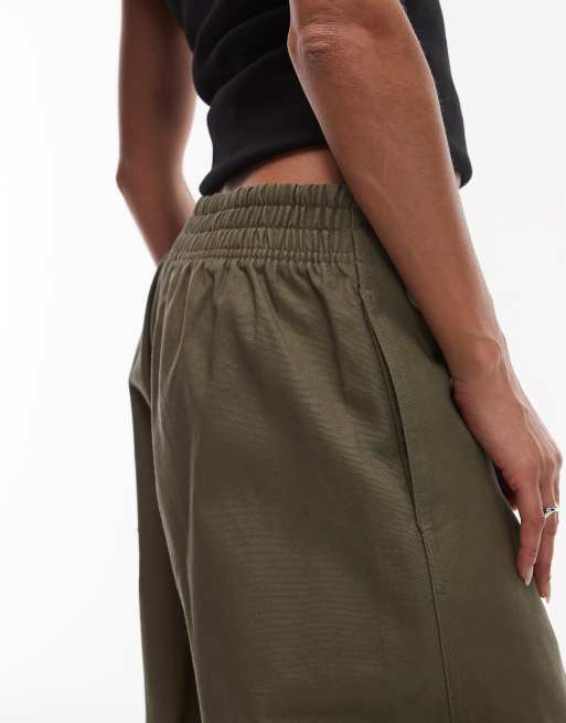 Nike Street barrel leg pants in khaki, 5 of 5