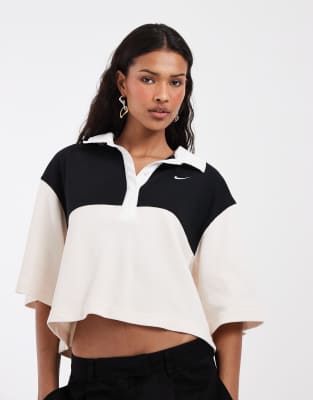 Nike Street Essentials Polo Shirt In Black