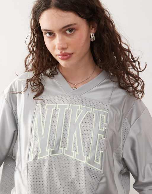 Nike Street graphic jersey in gray, 3 of 4