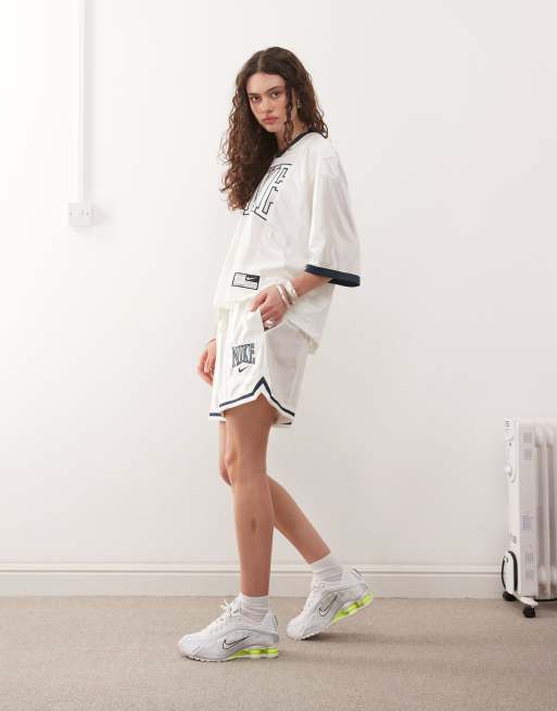 ★NIKE★ W STREET SATIN SHORT Nike Street satin shorts in cream | ASOS