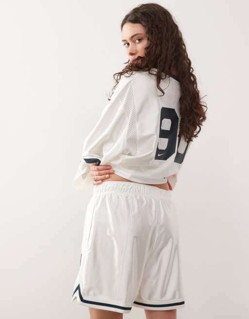 Nike Street satin shorts in cream | ASOS