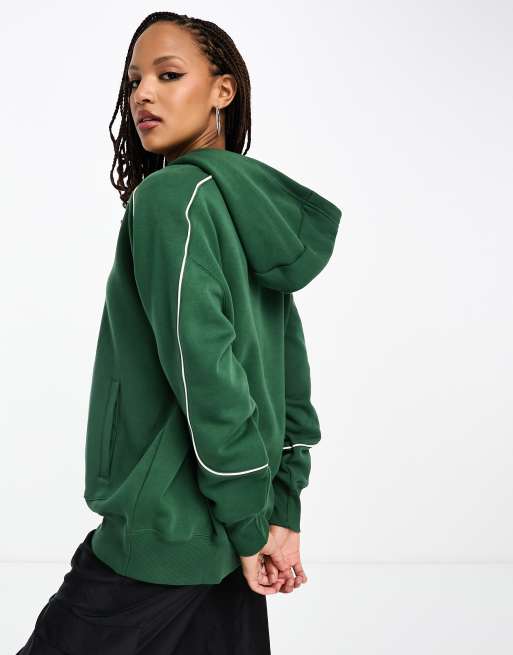 Hunter green zip up hoodie hot sale