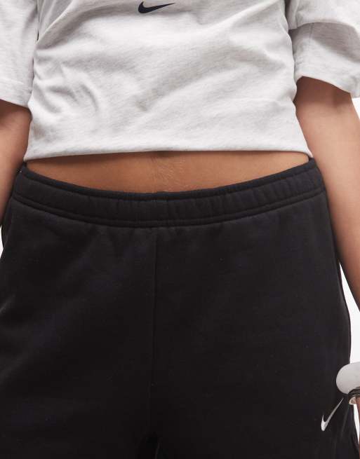 Nike Studio Fleece 4 inch shorts in black , 4 of 5
