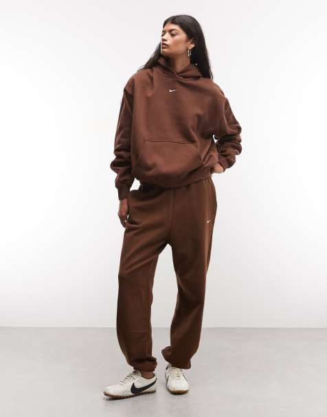 Nike - Studio Fleece - Brunt oversized sæt i mellemtungt stof - view 1