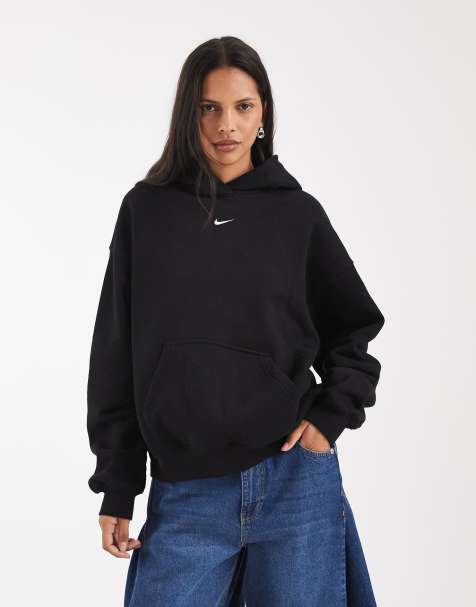 Nike Studio Fleece hoodie in black - view 1