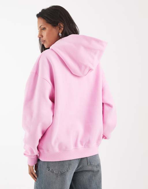 Nike Studio Fleece hoodie in pink , 3 of 4