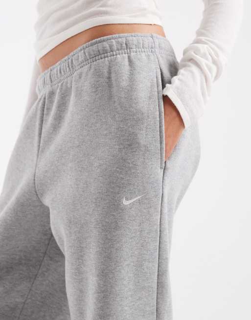 Nike Studio Fleece średniej grubości oversize joggers w kolorze szarym, 2 z 5
