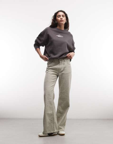 Nike Studio Fleece sudadera extragrande con estampado gráfico en gris - view 1
