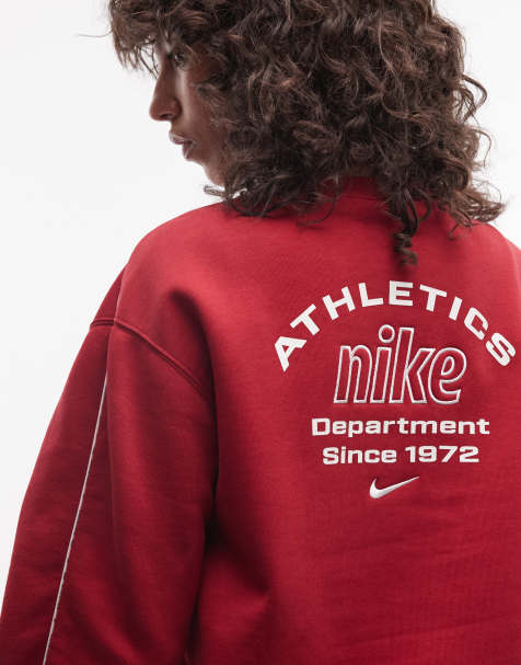 Nike - Studio Fleece - Sweat de sport mi-épais - Rouge - view 1