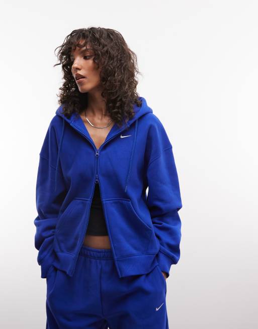 Nike – Studio Fleece – Niebieski zestaw z grubego materiału, 4 z 4