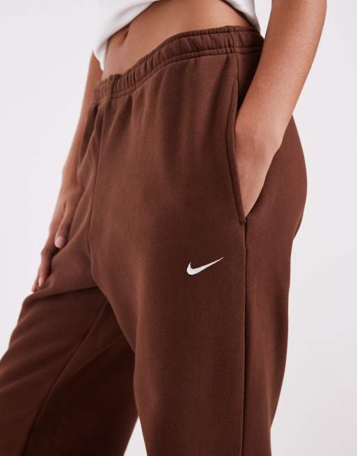 Nike Studio jogger oversize mi-épais marron, 4 de 5