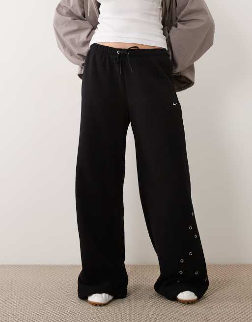 Nike studio track pants in black with studded detail, 2 of 5