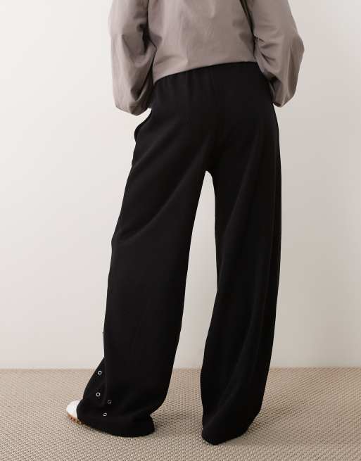 Nike studio track pants in black with studded detail, 3 of 5