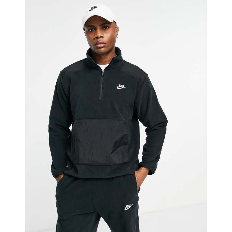 Nike fleece winter half cheap zip sweat