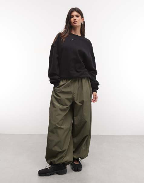 Nike - sudadera oversize de grosor medio Studio Fleece en negro - view 1