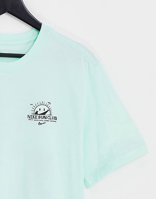 Voorspellen De layout Midden Nike Sun t-shirt in mint foam | ASOS