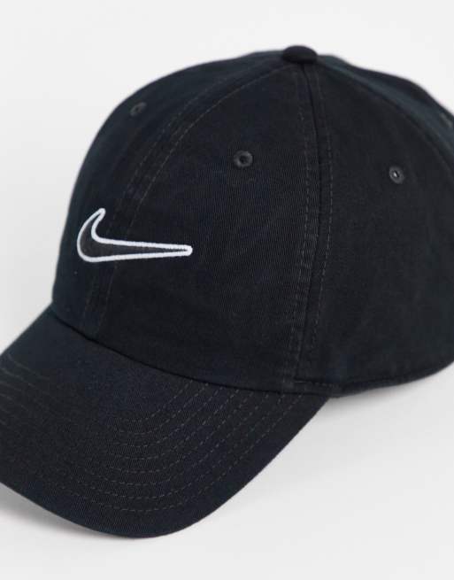 Nike – Svart keps med broderad Swoosh-logga, 3 av 4
