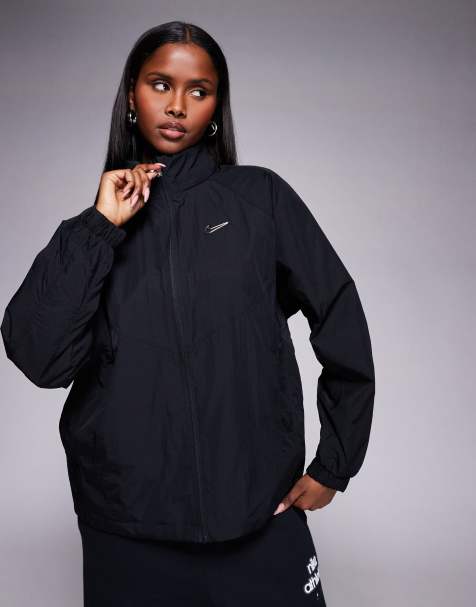 Nike – Svart vävd jacka - view 1