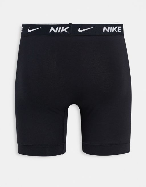 Nike – Svarta boxershorts i bomull med stretch i 3-pack , 4 av 4
