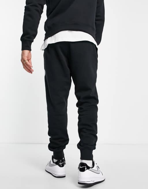 Nike – Svarta mjukisbyxor i fleece med Swoosh-logga, 2 av 4