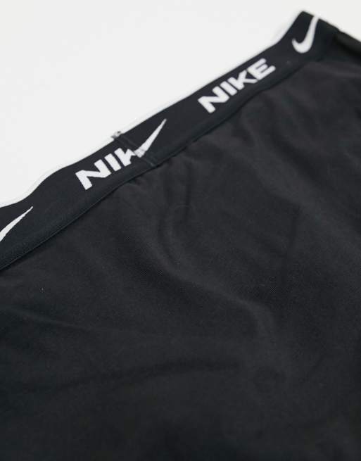 Nike – Svarta trunks i bomullsstretch i 3-pack, 4 av 4