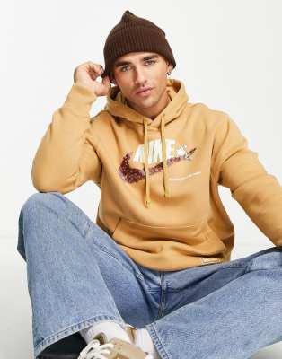 Nike 'sole cafe' graphic hoodie in elemental gold - ASOS Price Checker