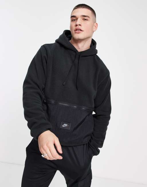 Nike Sweat capuche de sport fonctionnel avec poche tiss e Noir