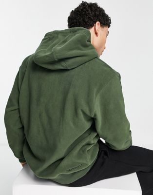 Sweats à capuche Nike - Sweat à capuche en polaire avec bande à logo répété - Vert carbone