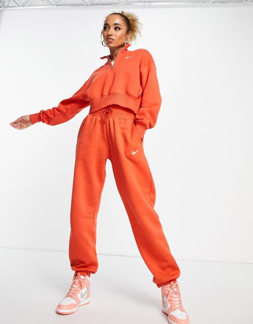 Survetement nike orange femme hot sale