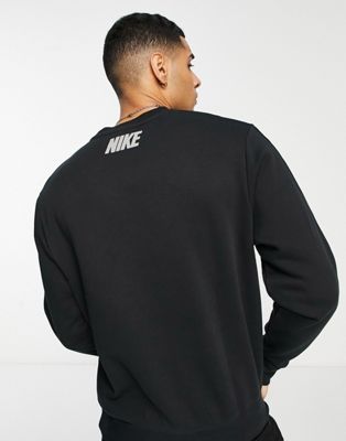 Homme Nike - Sweat ras de cou avec bande griffée - Noir