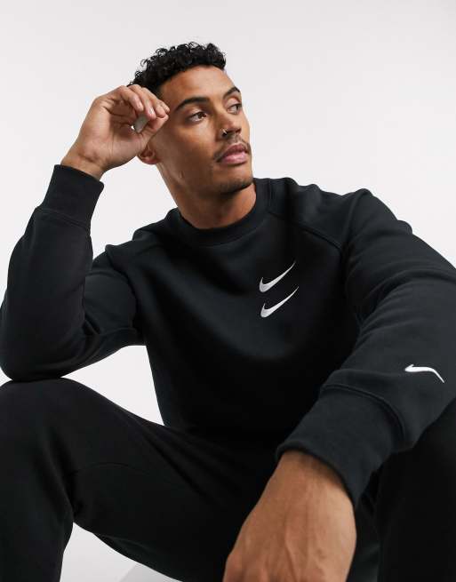 Pull nike best sale noir logo rouge