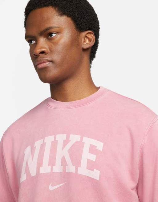 Asos pink nike jumper online