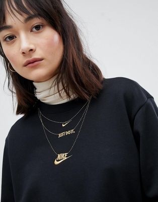 Nike Sweatshirt With Jewellery 