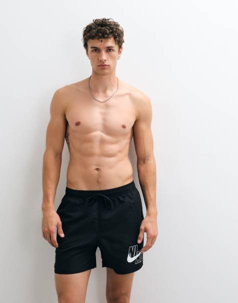 Nike Swim 5"" Volley Short graphic in black - view 1