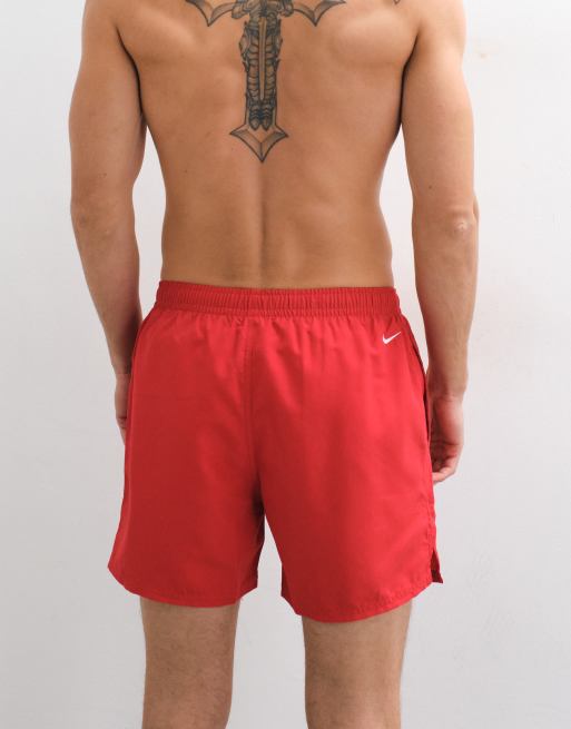 Nike Swim 5"" Volley Short in university red, 4 of 5