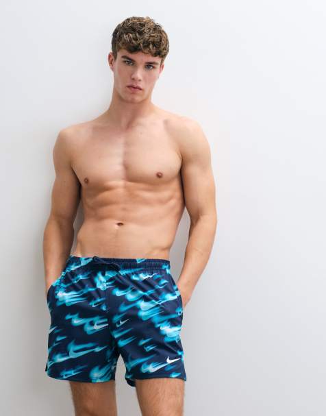 Nike Swim 5" volleyshort in blauw - view 1