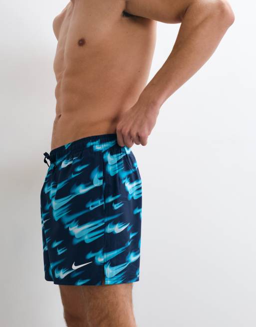 Nike Swim 5" volleyshort in blauw, 2 van 5
