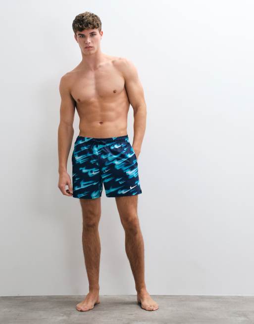Nike Swim 5" volleyshort in blauw, 3 van 5