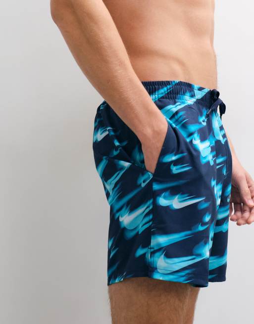 Nike Swim 5" volleyshort in blauw, 5 van 5