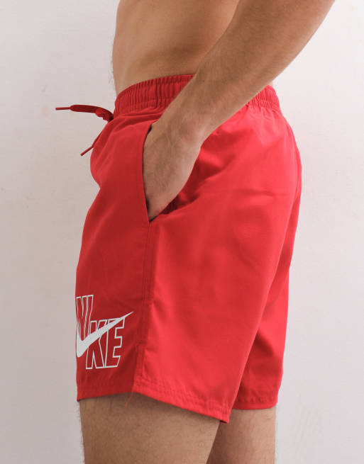 Nike Swim 5" volleyshort in universiteitsrood, 5 van 5
