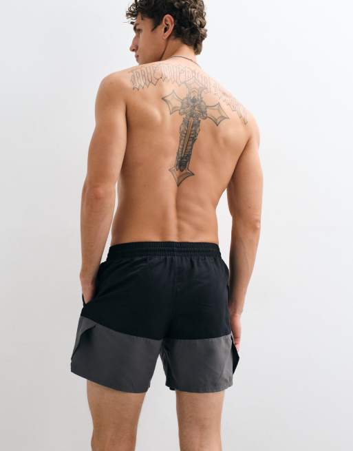 Nike Swim Short volley 5"" en gris et noir, 5 de 5