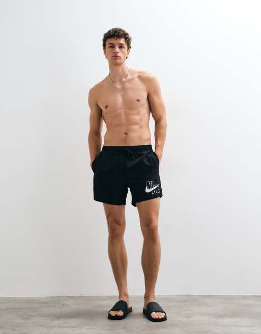 Nike Swim short volley graphique noir, 2 de 5