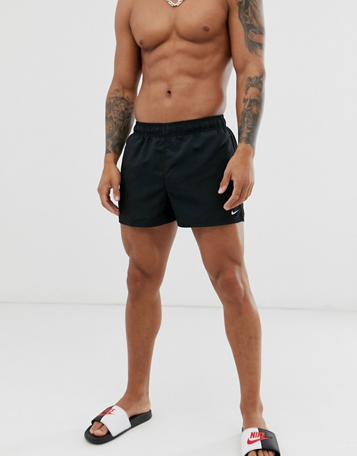 Black swim shorts