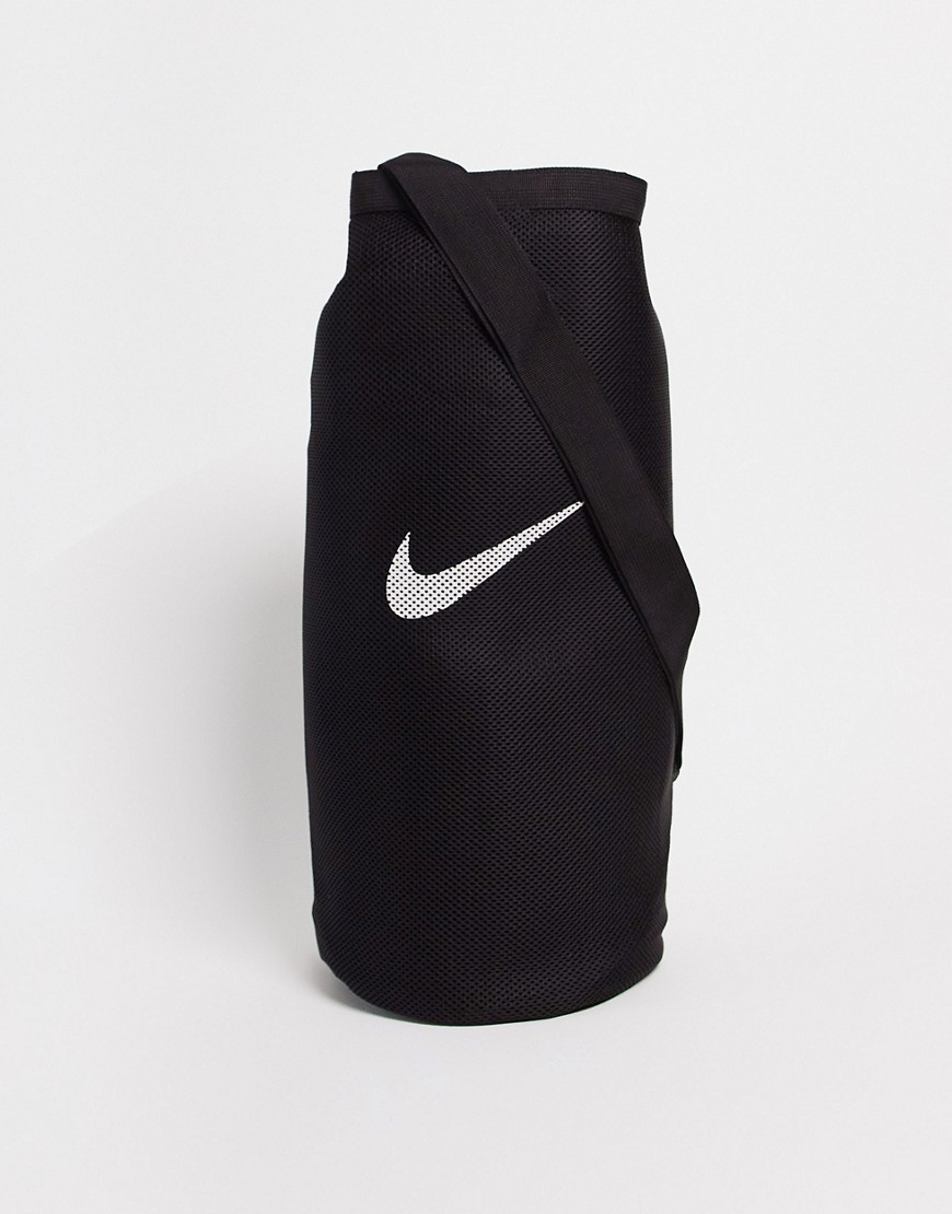 Nike Swimming 10 Liter Mesh Sling Bag In Black