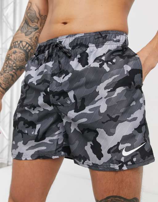 Nike camo store swim shorts