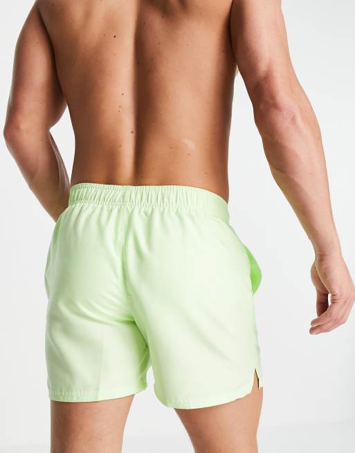 Green nike outlet swim shorts