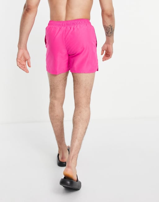 Nike pink cheap swim shorts