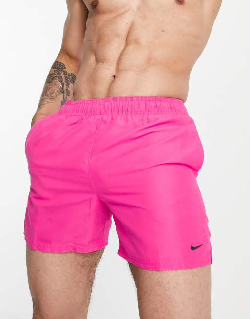 Pink nike 2025 swim trunks