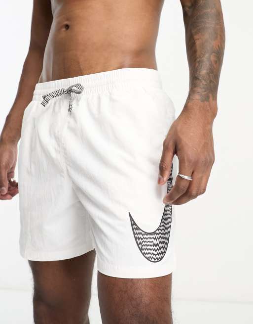 Nike white 2025 swim shorts