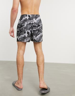 nike swimming exclusive volley super short swim short in grey